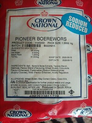 Crown National Pioneer Boerwors Spice