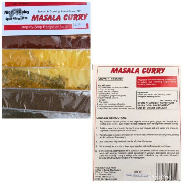 Nice 'n spicy Masala Curry Spices