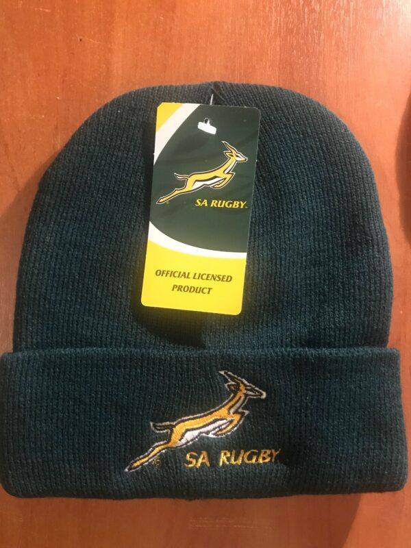 South African Rugby beanie in green