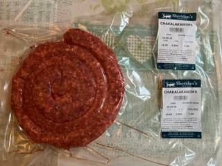 Chakalaka Boerewors Thin frozen 0.500kg Collection or Local Delivery